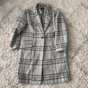 plaid bryant coat